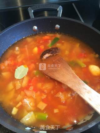 番茄炖牛肉的做法步骤：13