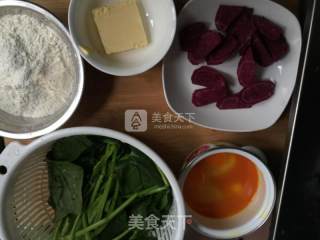三色蛋饼卷的做法步骤：1