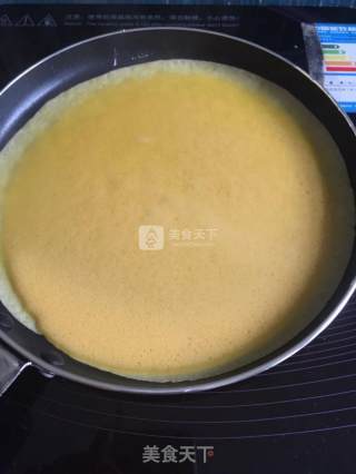 三色蛋饼卷的做法步骤：7