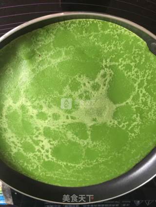 三色蛋饼卷的做法步骤：9