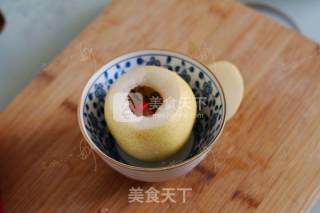冰糖蒸梨的做法步骤：4