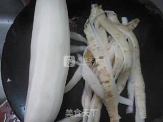 肉未炒萝卜丝的做法步骤：3