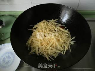清炒土豆丝的做法步骤：7