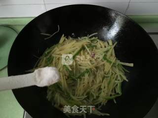 清炒土豆丝的做法步骤：9
