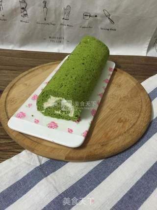 抹茶卷的做法步骤：14