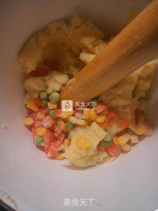 焗烤土豆泥的做法步骤：6