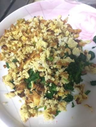 春天的味道（荠菜菠菜爱上蛋）的做法步骤：5