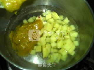 咖喱土豆西多士的做法步骤：3