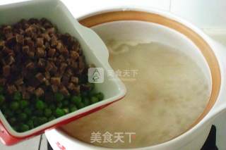 牛肉蛋花粥的做法步骤：6