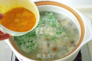 牛肉蛋花粥的做法步骤：7