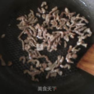 肉丝炒雪里红的做法步骤：4
