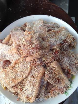 山药粉蒸肉的做法步骤：11