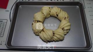 蛋黄果干花型面包的做法步骤：16