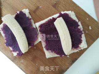 香蕉紫薯卷的做法步骤：4