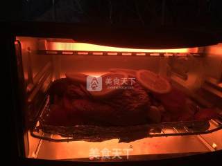 电烤箱蔬菜烤鸡~香喷喷的的做法步骤：6