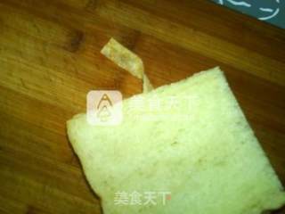 柚香西多士的做法步骤：4