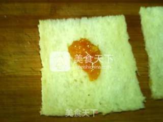 柚香西多士的做法步骤：5