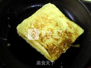 柚香西多士的做法步骤：11