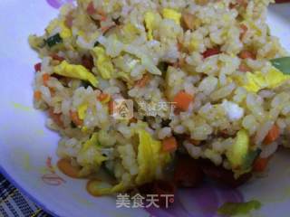 炒饭的做法步骤：8