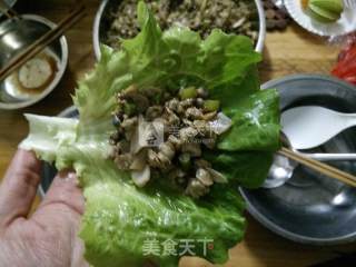 蚬肉生菜包的做法步骤：8
