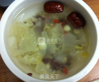 百合红豆燕麦粥的做法步骤：2