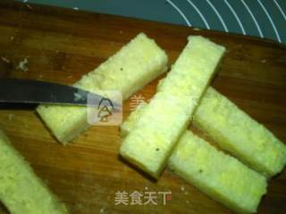 冰砂土司条的做法步骤：4