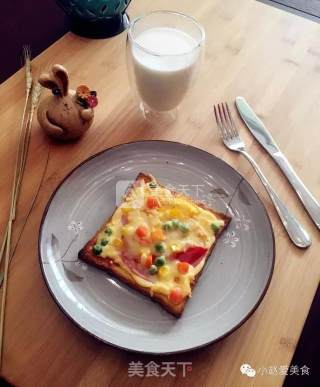 我们都不是天生的好厨子 | 10分钟出炉，4步学做香喷喷的吐司Pizza~的做法步骤：5