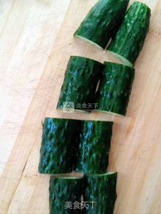 香辣黄瓜条的做法步骤：3