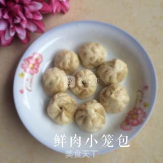 鲜肉小笼包的做法步骤：7