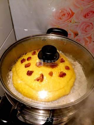 南瓜发糕的做法步骤：4