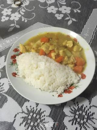 咖喱鸡肉饭的做法步骤：8