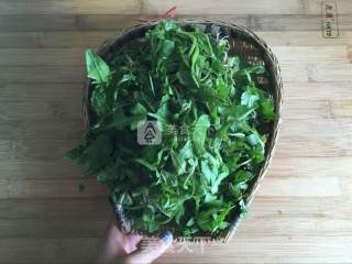 荠菜素馅蒸饺的做法步骤：1