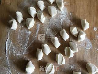 荠菜素馅蒸饺的做法步骤：10