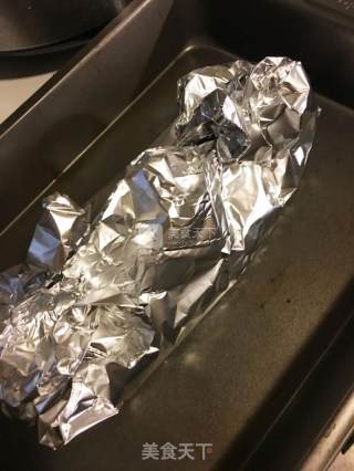 黑椒蒜香烤羊排的做法步骤：7