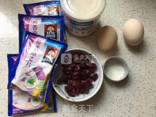 蔓越梅燕麦饼干的做法步骤：1