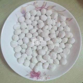 姜薯糯米小汤圆的做法步骤：3