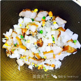 思乡萝卜饭#小食怡情大吃过瘾#的做法步骤：9