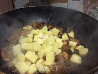 红烧土豆鸡块的做法步骤：4
