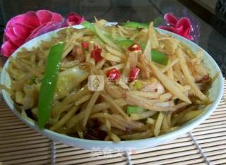 酸辣土豆丝的做法步骤：7