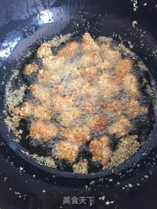 鸡米花的做法步骤：8