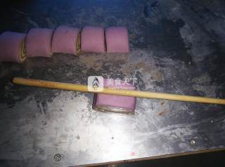 彩色花卷的做法步骤：15