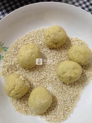 麻香红薯糯米饼的做法步骤：6