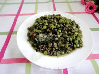 橄榄肉末四季豆的做法步骤：10