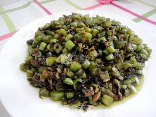 橄榄肉末四季豆的做法步骤：12