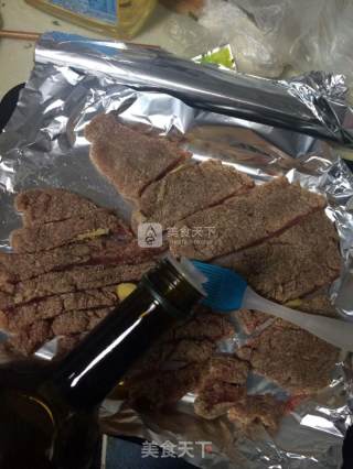 香烤猪排的做法步骤：9