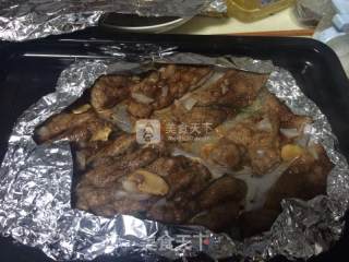 香烤猪排的做法步骤：12