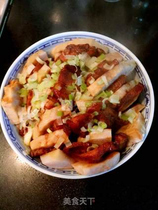 炮弹芋头烩五花肉的做法步骤：8