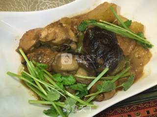 家常土豆香菇炖鸡块的做法步骤：11