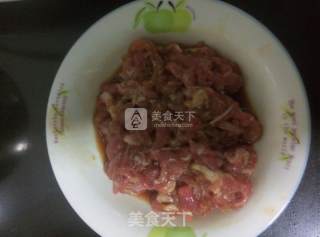 黄豆酱肉丝的做法步骤：2