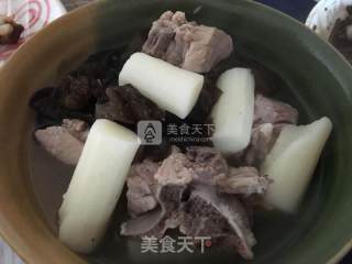 木耳山药炖排骨的做法步骤：6